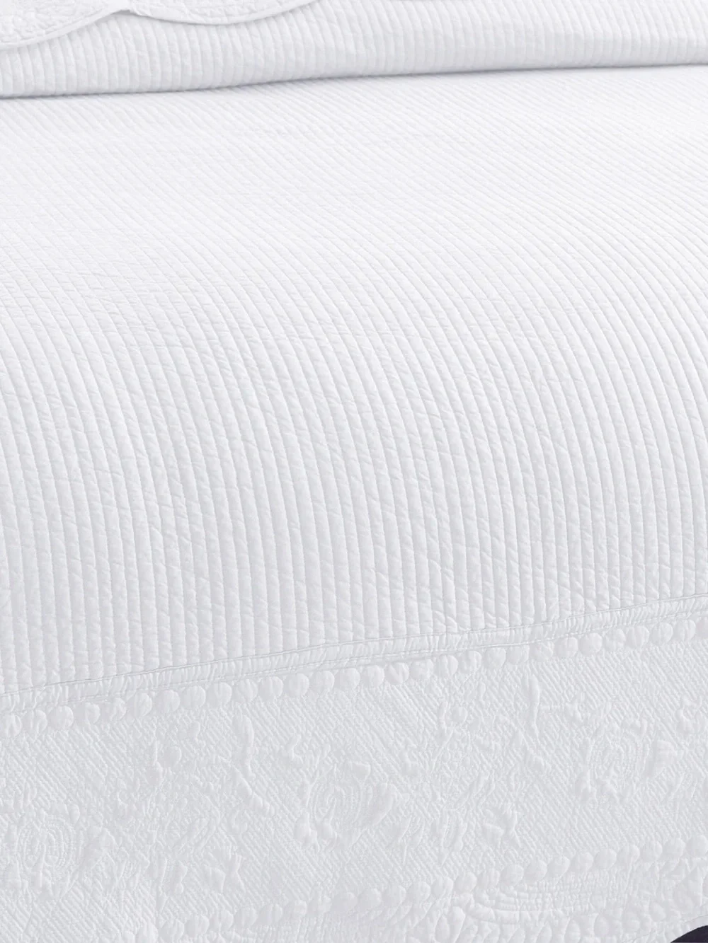 3 PIECE 100% COTTON QUILT SET, OVERSIZED LIGHTWEIGHT TEXTURED BEDSPREAD